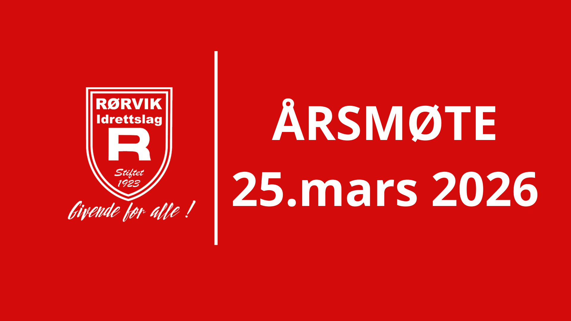 Bilde knyttet til ÅRSMØTE 2026